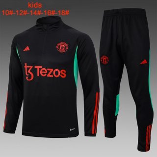 Enfant Training Manchester United 2024 Noir Enfant Training Manchester United 2024 Noir