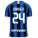 Maillot Inter Milan NO.24 Eriksen Domicile 2019 2020 Bleu