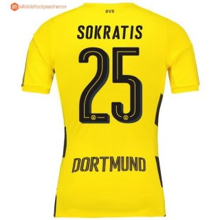Maillot Borussia Dortmund Domicile Sokratis 2017 2018 Pas Cher Maillot Borussia Dortmund Domicile Sokratis 2017 2018 Pas Cher