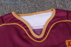 Maillot Rugby QLD Maroons 2017 2018 Rouge Pas Cher