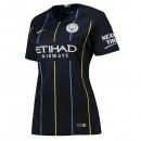 Maillot Manchester City Exterieur Femme 2018 2019 Bleu Pas Cher