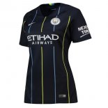 Maillot Manchester City Exterieur Femme 2018 2019 Bleu Pas Cher