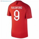 Maillot Angleterre Exterieur Rashford 2018 Rouge Pas Cher