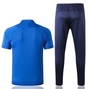 Polo Ensemble Complet Italie 2018 Bleu Clair Pas Cher