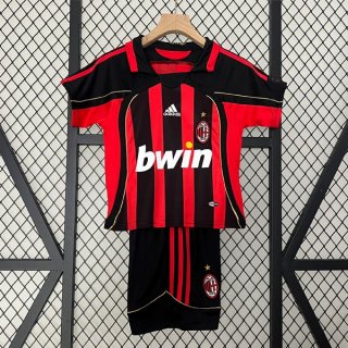Maillot AC Milan Domicile Retro Enfant 2006 2007 Maillot AC Milan Domicile Retro Enfant 2006 2007