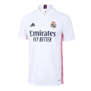Maillot Real Madrid Domicile 2020 2021 Blanc Pas Cher