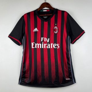 Thailande Maillot AC Milan Domicile Retro 2016-2017 Thailande Maillot AC Milan Domicile Retro 2016-2017