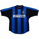 Thailande Maillot Inter Milan Domicile Retro 2000 2001 Bleu