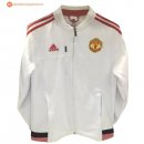 Veste Manchester United 2017 2018 Blanc Pas Cher