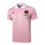 Polo PSG 2025 2026 Rose Blanc