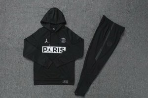 JORDAN Survetement Paris Saint Germain 2019 2020 Negro Blanc Pas Cher