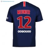 Maillot Paris Saint Germain Domicile Meunier 2018 2019 Bleu Pas Cher