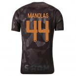 Maillot AS Roma Domicile Manolas 2017 2018 Pas Cher