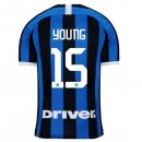 Maillot Inter Milan NO.15 Young Domicile 2019 2020 Bleu