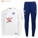 Survetement Chelsea Enfant 2017 2018 Blanc Bleu Pas Cher