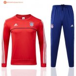 Survetement Bayern Munich 2017 2018 Rouge Bleu Pas Cher