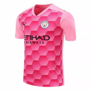 Maillot Manchester City Third Gardien 2020 2021 Rose Pas Cher