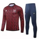 Survetement Arsenal 2020 2021 Rouge Bleu Pas Cher
