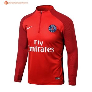 Survetement Paris Saint Germain Enfant 2017 2018 Rouge Pas Cher