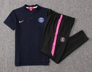 Polo Paris Saint Germain Ensemble Complet 2018 2019 Bleu Pas Cher