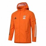 Coupe Vent Manchester United 2021 2022 Orange Pas Cher