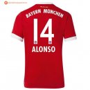 Maillot Bayern Munich Domicile Alonso 2017 2018 Pas Cher