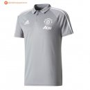 Polo Manchester United 2017 2018 Gris Pas Cher