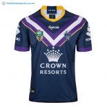 Maillot Rugby Melbourne Storm Domicile 2018 Bleu Pas Cher