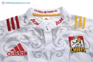 Maillot Rugby Chiefs Exterieur 2017 2018 Blanc Pas Cher