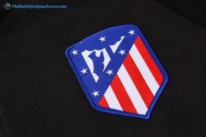 Survetement Atlético de Madrid 2017 2018 Noir Marine Pas Cher