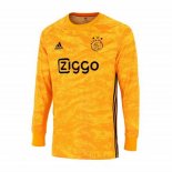 Maillot Ajax Domicile ML Gardien 2019 2020 Jaune Pas Cher