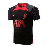 Entrainement Liverpool 2022 2023 Noir Rouge