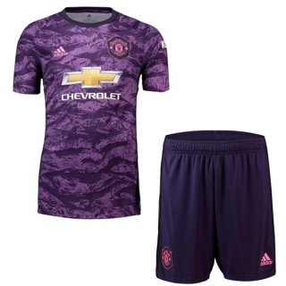Maillot Manchester United Enfant Gardien 2019 2020 Purpura Pas Cher Maillot Manchester United Enfant Gardien 2019 2020 Purpura Pas Cher