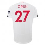 Maillot Liverpool NO.27 Origi Exterieur 2019 2020 Blanc Pas Cher