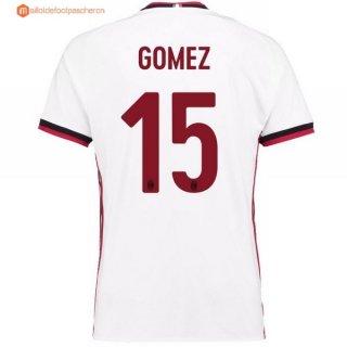Maillot Milan Exterieur Gomez 2017 2018 Pas Cher Maillot Milan Exterieur Gomez 2017 2018 Pas Cher