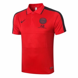 Polo Paris Saint Germain 2020 2021 Rouge Pas Cher