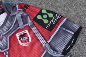 Maillot Rugby St.George Illawarra Dragons 2017 2018 Gris Pas Cher