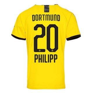 Thailande Maillot Borussia Dortmund NO.20 Phillipp Domicile 2019 2020 Jaune Thailande Maillot Borussia Dortmund NO.20 Phillipp Domicile 2019 2020 Jaune