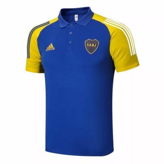 Polo Boca Juniors 2021 2022 Bleu Jaune Pas Cher