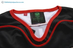 Maillot Rugby Warriors Domicile 2017 2018 Noir Pas Cher