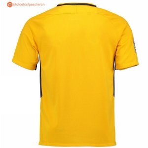 Maillot Exterieur Atlético de Madrid 2017 2018 Jaune Pas Cher