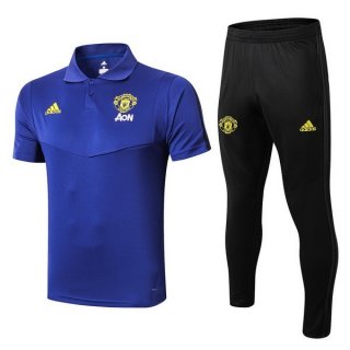 Polo Manchester United Ensemble Complet 2019 2020 Bleu Jaune Noir Pas Cher Polo Manchester United Ensemble Complet 2019 2020 Bleu Jaune Noir Pas Cher