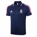 Polo Real Madrid 2020 2021 Bleu Marine Pas Cher