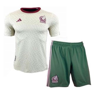 Maillot Mexique Exterieur Enfant 2022 2023 Blanc Maillot Mexique Exterieur Enfant 2022 2023 Blanc