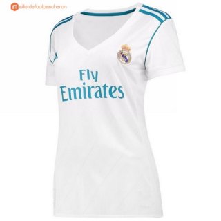 Maillot Real Madrid Femme Domicile 2017 2018 Pas Cher