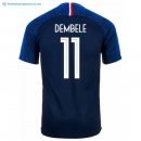 Maillot France Domicile Dembele 2018 Bleu Pas Cher