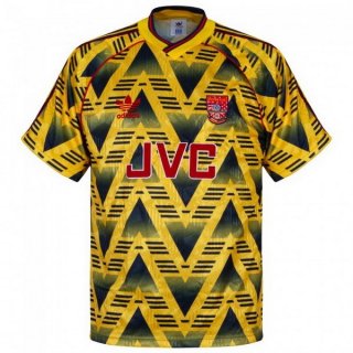 Thailande Maillot Arsenal Exterieur Retro 1991 1993 Jaune Pas Cher Thailande Maillot Arsenal Exterieur Retro 1991 1993 Jaune Pas Cher