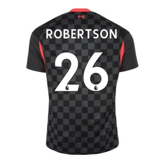 Maillot Liverpool NO.26 Robertson Third 2020 2021 Noir Pas Cher Maillot Liverpool NO.26 Robertson Third 2020 2021 Noir Pas Cher