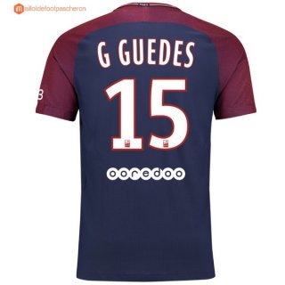 Maillot Paris Saint Germain Domicile G Guedes 2017 2018 Pas Cher Maillot Paris Saint Germain Domicile G Guedes 2017 2018 Pas Cher