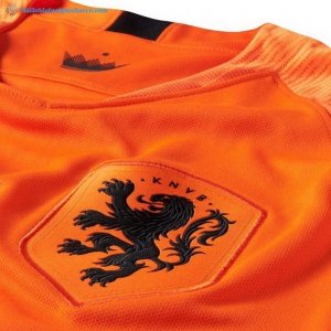 Thailande Maillot Países Bajos Domicile 2018 Orange Pas Cher